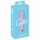 Cuties Mini - oplaadbare, waterdichte geribbelde vibrator (paars)