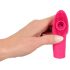 SMILE Licking - luchtstoot-tong finger vibrator (roze)