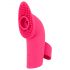 SMILE Licking - luchtstoot-tong finger vibrator (roze)