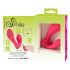 SMILE Slipliefde - oplaadbare 2in1 radio vibrator (roze)