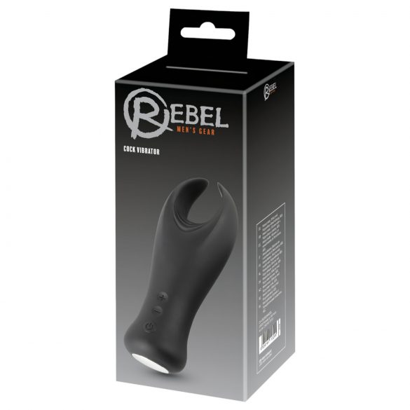 Rebel - vibrerende eikelvibrator (zwart)