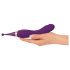 Javida - 2in1 oplaadbare clitstimulator en vibrator set (paars)