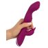 SMILE - Flexibele A- en G-Spot Vibrator met Clitorisarm (Paars)