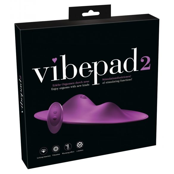 VibePad 2 - likkussend kussen vibrator (paars)