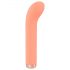 Peachy! Mini G-spot vibrator - oplaadbaar en speels (perzik)