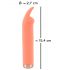 You2Toys Peachy! Mini Konijn - Clitoris Vibrator (Perzik)