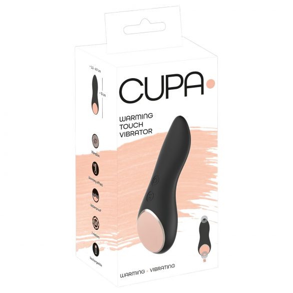 You2Toys CUPA - opladbare verwarmde clitorisstimulator (zwart)