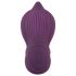 Javida RC - 2-in-1 clitorisvibrator met afstandsbediening (paars)