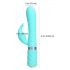 Pillow Talk Lively - Oplaadbare Vibrator met Clitorisarm (Turkoois)