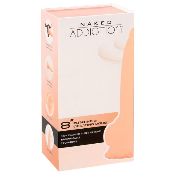 Naked Addiction Draai Vibrator 20cm - Natuurlijk Genot