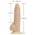 Naked Addiction Rotatie Vibrator 7 - Herlaadbaar & Natuurlijke Kleur (18cm)