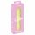 Cuties Mini 3 - oplaadbare, waterdichte knuppel vibrator (geel)