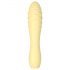 Cuties Mini 3 - oplaadbare, waterdichte knuppel vibrator (geel)