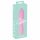 Cuties Mini 3 - oplaadbare, waterdichte ribbel vibrator (roze)