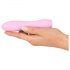 Cuties Mini 3 - oplaadbare, waterdichte ribbel vibrator (roze)