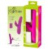 SMILE Rabbit - Oplaadbare draaiende vibrator met clitoriskar (roze)