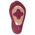 Javida Thumping - pulserende G-spot en clitorisstimulator (rood)