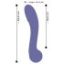 AWA.QU 3 - oplaadbare G-spot vibrator (paars)