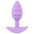 Cuties Mini Buttplug - siliconen anaalplug - paars (2,8 cm)