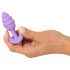 Cuties Mini Buttplug - siliconen anaalplug - paars (2,8 cm)