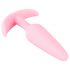 Cuties Mini Butt Plug - siliconen anale plug - roze (2,1 cm)