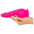 SMILE Powerful - oplaadbare, 2-motors vibrator met zuignap (pink)