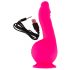 SMILE Powerful - oplaadbare, 2-motors vibrator met zuignap (pink)