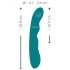 SMILE - Oplaadbare waterdichte G-spot vibrator (groen)