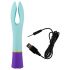 You2Toys Bontje - oplaadbare, waterdichte vibrator met twee motoren (kleurrijk)