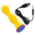 You2Toys oplaadbare, waterdichte anaal vibrator (geel)