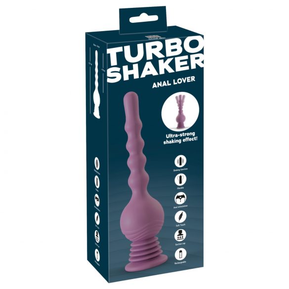 You2Toys Turbo Shaker - paarse anale vibrator