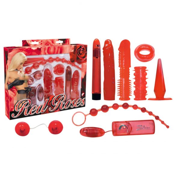 You2Toys - Rode Rozen - 9-delige Vibratie Set