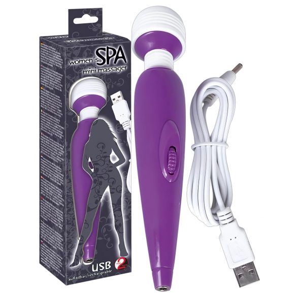 You2Toys - SPA Wand - oplaadbare massagevibrator (paars)