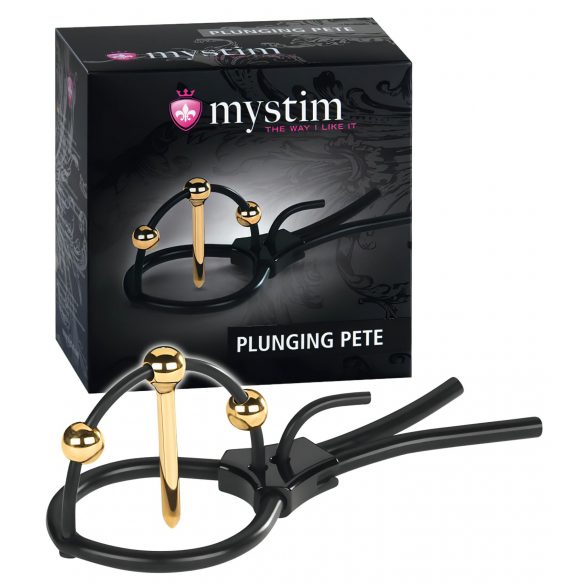 Mystim Plunging Pete - Elektrostimulatie Penisring