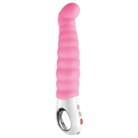 Fun Factory G5 - oplaadbaar waterdicht geribbelde G-punt vibrator (roze)