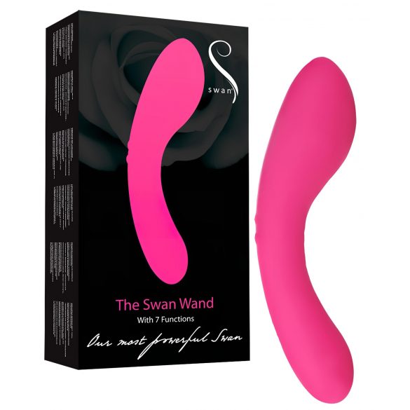 The Swan Wand - oplaadbare roze massagetribrator