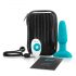 b-Vibe - draaispeeltjes, oplaadbare anaal vibrator (turquoise)