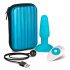 b-Vibe - draaispeeltjes, oplaadbare anaal vibrator (turquoise)