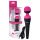 PalmPower Wand - oplaadbare massager vibratie (roze-zwart)