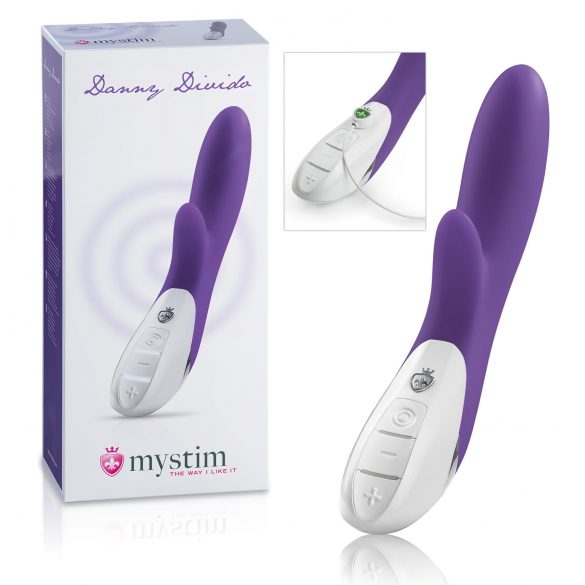 Mystim Danny Divido - Paarse clitoris vibrator