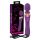 Javida Dubbel - massage vibrator (paars)