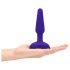 b-Vibe Trio - 3-motorige anale vibrator (paars)