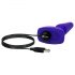 b-Vibe Trio - 3-motorige anale vibrator (paars)