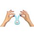 G-vibe Mini - Oplaadbare siliconen vibrator (mint)