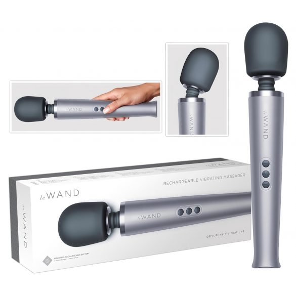 le Wand - exclusieve opladbare vibrator massager (zilver)