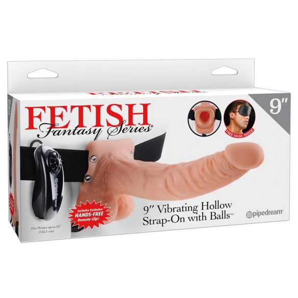 Fetish Strap-on 9 - verstelbare vibrator (natuurlijk)