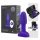 b-Vibe Rimming - draaiende parel anal vibrator (paars)