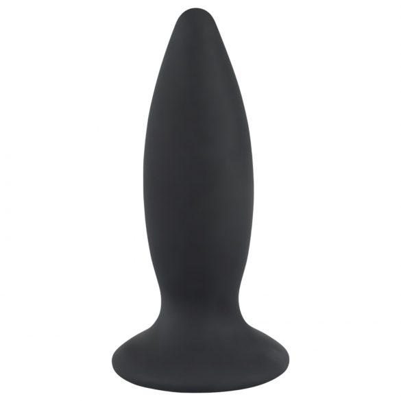 Zwarte Fluweel S - oplaadbare beginner anaal vibrator - klein (zwart)