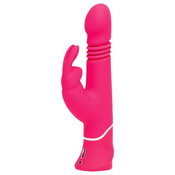 Happyrabbit Thrusting - oplaadbare vibrator met klitorisstimulatie (roze)