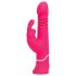 Happyrabbit Thrusting - oplaadbare vibrator met klitorisstimulatie (roze)